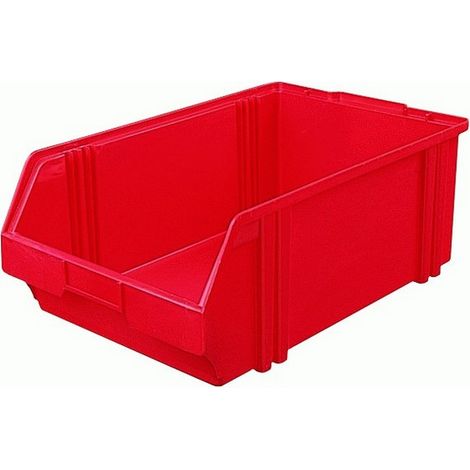 Cajas de almacenaje semiabiertas LK 1- 500/450x300x180 mm amarillo