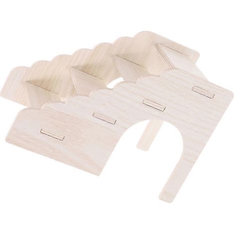 Échelle en bois pour hamster, jouet compatible avec l'escalade, fournie dans (1/5)