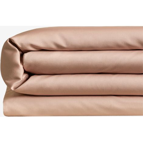 Housse de couette en satin 300 fils Sampras SKLUM Rose Noisette (1/5)