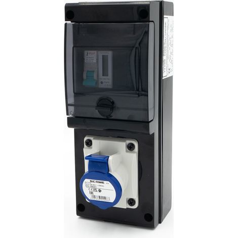 Borne de recharge 16A avec prise Europe – Puissance 3700W – Indice IP65 – Compteur intégré pour suivi consommation