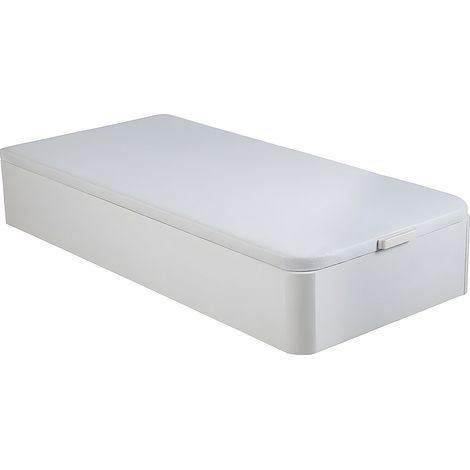 Rete a doghe con contenitore 90 x 200 cm Bianco opaco - HESTIA di YSMÉE