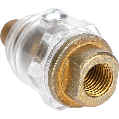Lubrificateur d'air automatique 1/4" BSP en ligne pour compresseur, huileur d'outil pneumatique, graisseur de tuyau (1/3)