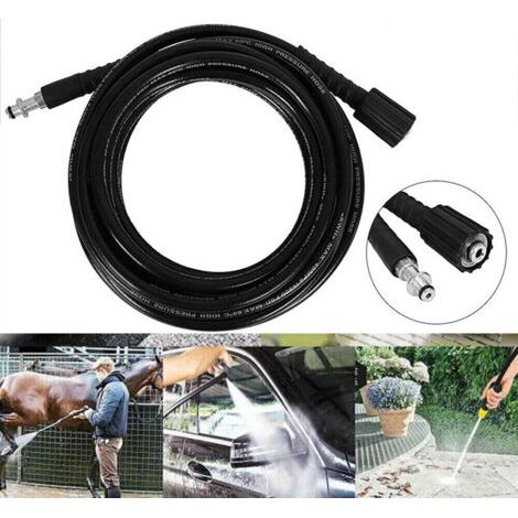 10m Tuyau Compatible avec Kärcher K2 K3 K4 K5 K7 Tuyau pour Nettoyeur Haute Pression Accessoire pour Quick Connect Poignée Pistolet