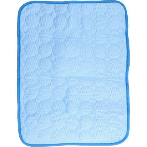 Kühlmatte für Hunde und Katzen - Atmungsaktive und faltbare Matratze, ideal für Hunde und Katzen aller Größen - Blau, Größe S (50x40cm) (1/5)