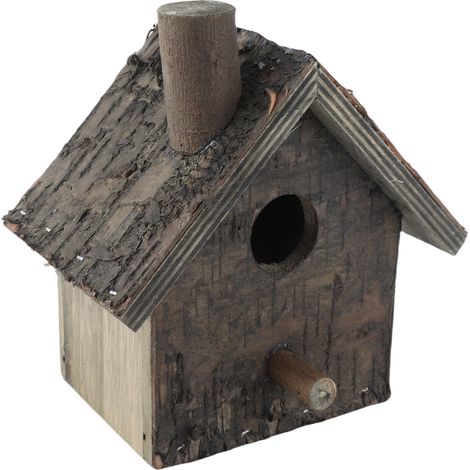 Wasserdichtes hängendes Vogelhaus aus Holz, Vogelstange, Haustierzubehör (1/5)