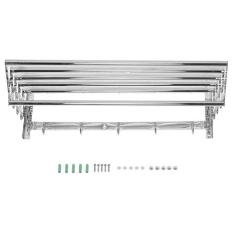 Porte-serviettes rétractable en acier inoxydable, porte-serviettes de bain, organisateur de rangement pour usage domestique et hôtelier
