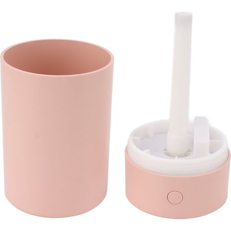 Mini humidificateur USB silencieux portable, brumisateur de bureau avec veilleuse colorée, pour voiture maison bureau chambre, rose (1/5)