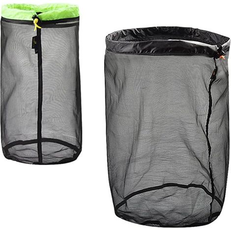 Maille Cordon Sac de Rangement,Idéal pour Le Camping et la randonnée,L(2041cm)+XXL(3152cm) (1/5)