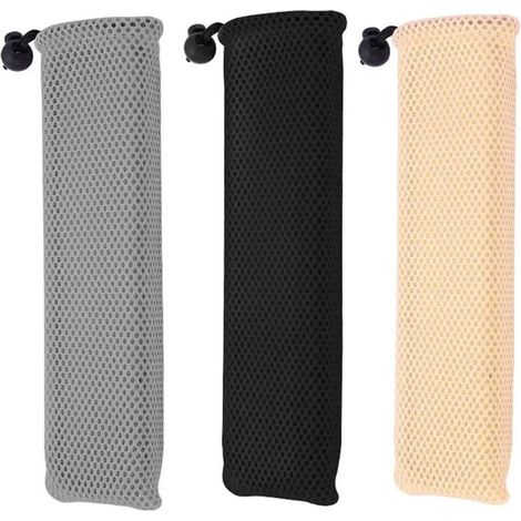 3 Pièces Pochette pour Couvert, Pochette Couvert, Set Couverts Voyage, Couvert Portable, Couverts Lunch Box, pour Bureau, École, Voyage, Camping, Randonnée, Pique-Nique, 22 7cm