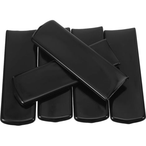 Lot de 6 Protège-poignées en Pvc Souple Noir pour Robinet à Bille (1/5)