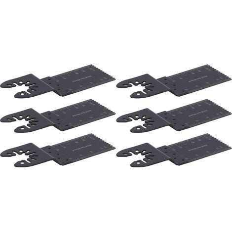 Packung mit 10 universellen Oszillationssägeblättern, Schnellwechselsystem, geeignet für Holz und Metall (1/5)