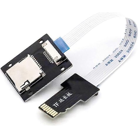 Câble d'extension de 10 cm pour carte mémoire TF, adaptateur externe Micro-SD pour cartes 5/4/3/0 haute qualité (1/5)