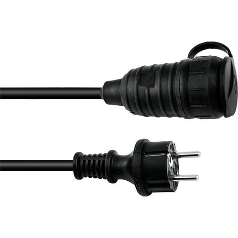 Eurolite 30245695 Alimentazione Prolunga 16 A Nero 3 m H07RN-F 3G 1,5 mm² (1/2)