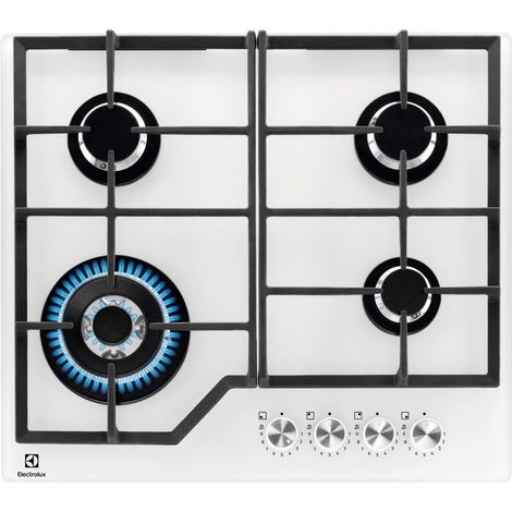 Electrolux KGG64362W piano cottura Bianco Da incasso 60 cm Gas 4 Fornelli