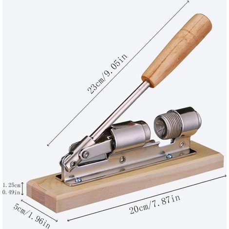 Manueller Nussknacker, müheloser Nussknacker, Walnusszange aus Edelstahl, Kastanienknacker, Nussöffner, Küchennussknacker mit Sockel, für Mandeln oder andere Nüsse (1/5)