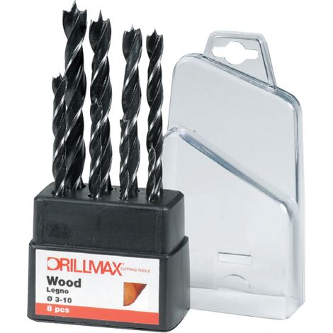 Forets A bois Drillmax sA rie 8 MA che de 3 A 10 mm (1/2)