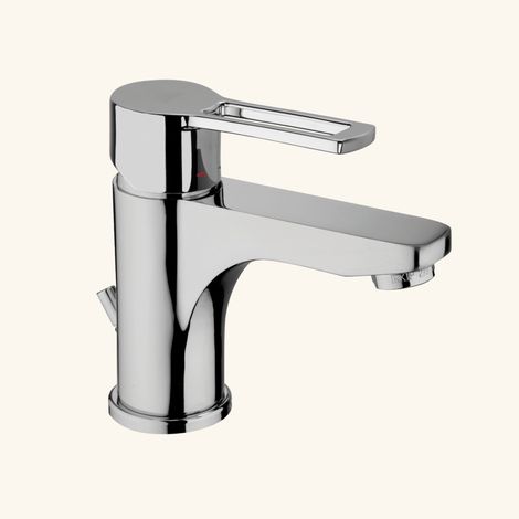 Robinet salle de bain FJORD chromé - robinet pour lavabo de salle de bain (1/5)