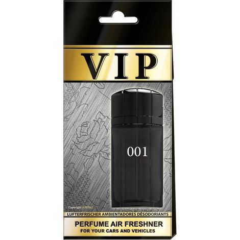 Ambientador para coche Caribi VIP 001 de Paco Rabanne, color negro, talla XS