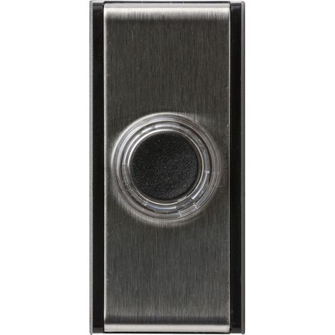 Friedland Honeywell Sonnette filaire (D611) Acier inoxydable argent et noir