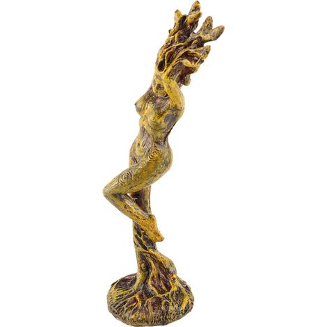 Statues en résine, figurines humanoïdes, ornements pour arbres, sculptures de visages, artisanat et décoration pour jardin, cour ou parc.