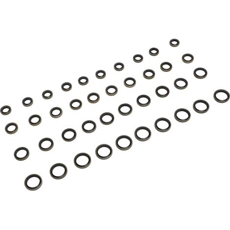 40 rondelles d'étanchéité pour raccords banjo de carburant 3918188 8 mm 10 mm 12 mm 14 mm, rondelles plates de remplacement pour Dodge Ram 2500 3500 (1/5)