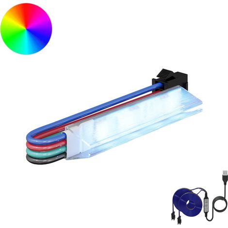 LED Streifen 2 pcs Schwarz und Mehrfarbig 1745 mm