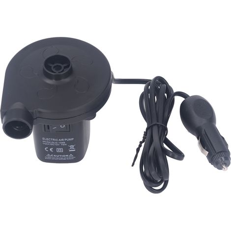 Pompe à air électrique 75 W silencieuse, portable, avec 3 embouts, 12 V CC (1/5)