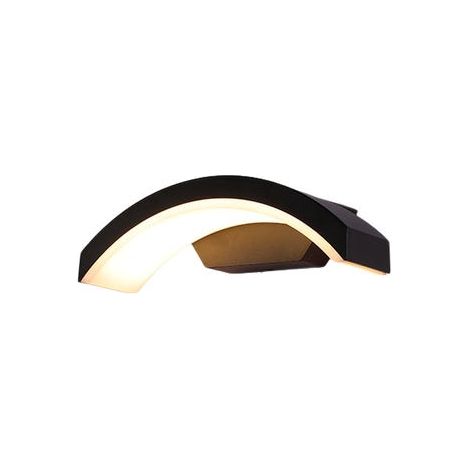 12-Watt-LED-Außenwandleuchte aus Aluminium, ideal für Wohnzimmer, Terrassen und Flure.