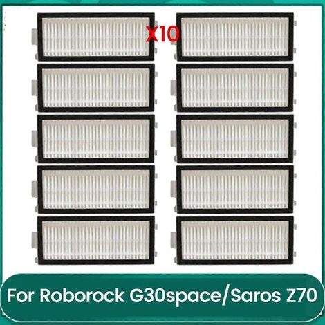 Filtres HEPA de rechange lavables pour aspirateur Roborock Saros Z70 / G30space (1/5)
