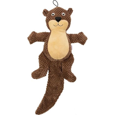 Gioco per cani plushy castoro marrone 50x29x6 cm