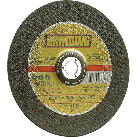 MOLA ABRASIVA PER GRANITO ø 230 x 3,2