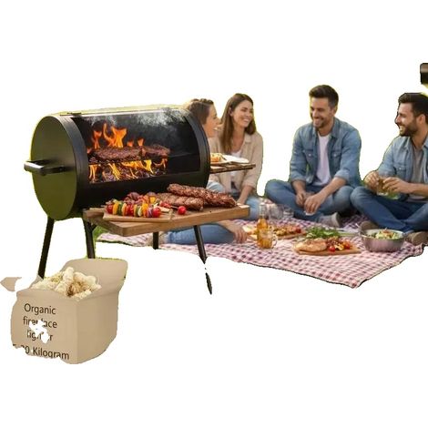Allume-feux, copeaux de bois organiques, paquet de 15 kg, combustion propre, adapté pour les barbecues, composants non toxiques (1/5)