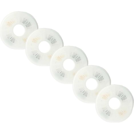 vhbw 5x Filter compatible with Catit 50023, 50053, 50761, 55600, 43742 W Drinking Fountain for Cats, Dogs - Filter Element