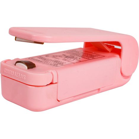 Selladora de bolsas para refrigerios, herramienta para almacenar alimentos, ideal para viajes y actividades al aire libre, dispositivo de sellado pequeño.