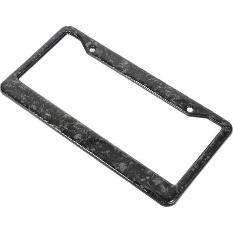Plaque d'immatriculation cadre carbone forgé brillant universel pour Tesla Model 3 Y S standard US (1/5)
