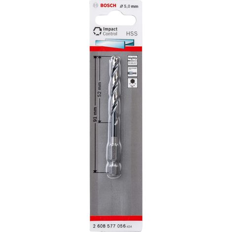 BOSCH - PUNTA IMPACT HSS 5 MM FERRO