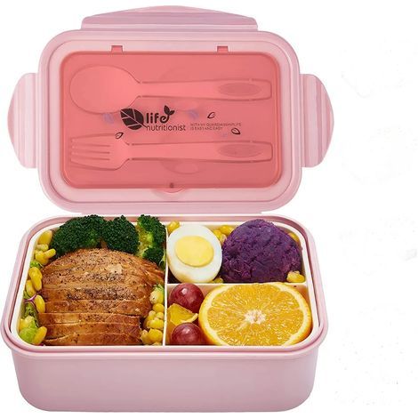 Bento-Box für Erwachsene, luftdichte Lunchbox, Mahlzeitenverpackung, lebensmittelechte Lunchbox (1/5)