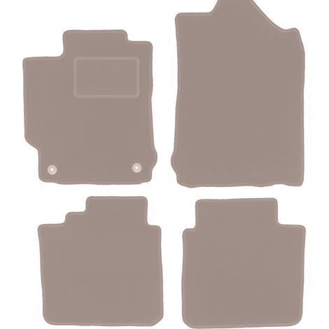 Beige Veloursmatten für: Toyota Camry VIII XV50 Limousine (2011-2018)