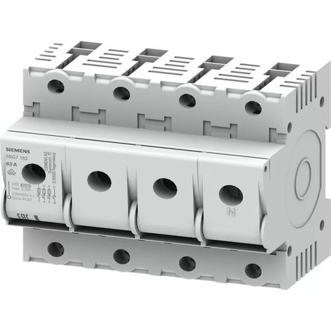 Siemens 5SG7163 Lasttrennschalter Sicherungsgröße = D02 63 A 400 V 1 St. (1/2)