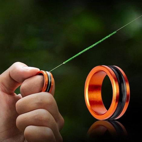Ligne de pêche - Fil de pêche - Anneau de traction professionnel - Protège des égratignures aux mains - Portable et pratique (1/5)
