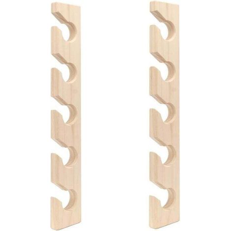 Set mit 2 Baseballkappenhaltern aus Holz, Baseballkappen-Organizer, Baseballkappen-Aufbewahrungsregal, Wandhalterung für den Kleiderschrank (1/5)