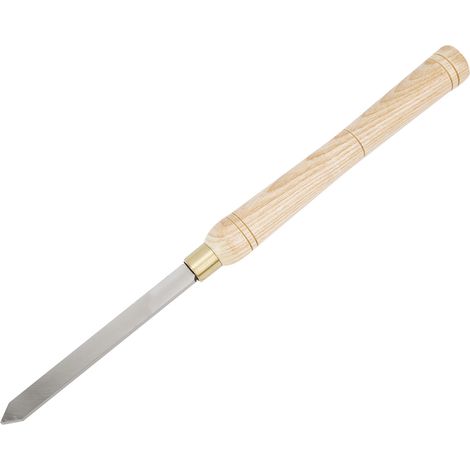 Ciseau à bois HSS de 15 mm (0,6 po) pour tour à bois, lame pointue, poignée ergonomique. (1/5)