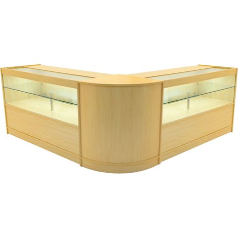 Selene LED Shop Counter Set CM60 & 2 x C1500 - Maple