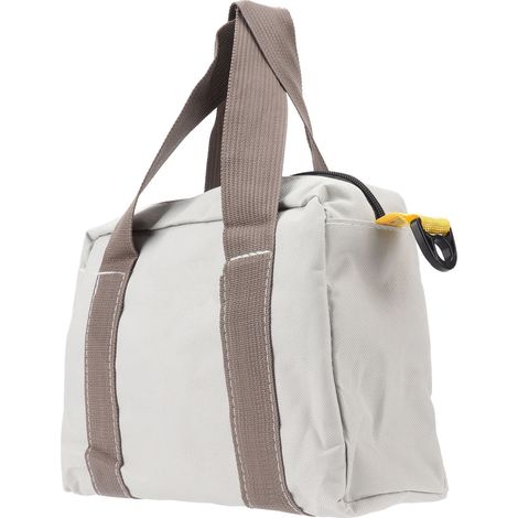 Werkzeugtasche mit breiter Öffnung, wasserdicht, hohe Tragfähigkeit, Aufbewahrungstasche aus Canvas, Handtasche, grau, 12 Zoll (1/5)