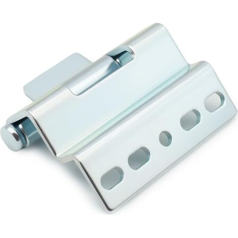 Heavy-Duty Zinc-Plated Steel Industrial Hinge (1/5)
