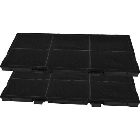 Filtro de carbón AllSpares (2 uds.) para campanas extractoras compatibles con Bosch 11025806 / DSZ4561 / Siemens LZ45610 y Neff Z54TC02X0 (459x189x20mm)