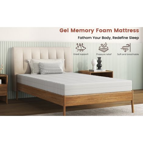 Matelas en mousse Komfortschaum 120x200 cm avec noyau profilé et housse 3D-Air-Mesh, orthopédique, sans matelas (1/5)