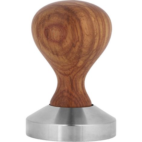 Cocoarm Tamper, Préparez du café Expresso sans Effort avec une Base Robuste en Acier Inoxydable et une Poignée Ergonomique en Palissandre, Idéal pour les Amateurs de café, Portable et Pratique (51MM). (1/5)