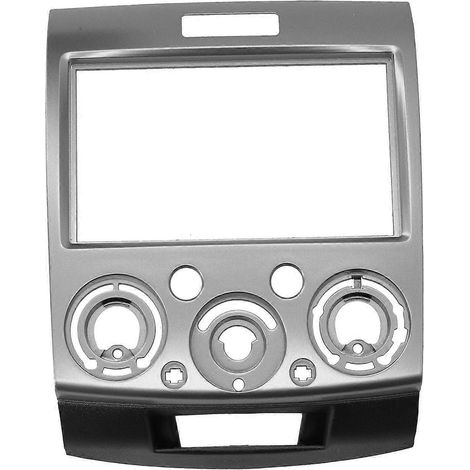 Façade d'autoradio 2-DIN avec système de navigation DVD, compatible avec Ford Everest/Ranger