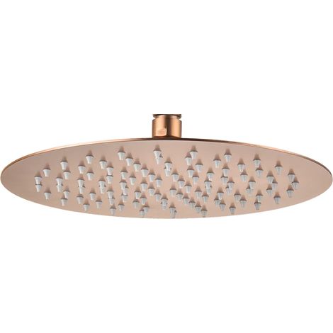 Rociador redondo estándar acero inox oro rosa